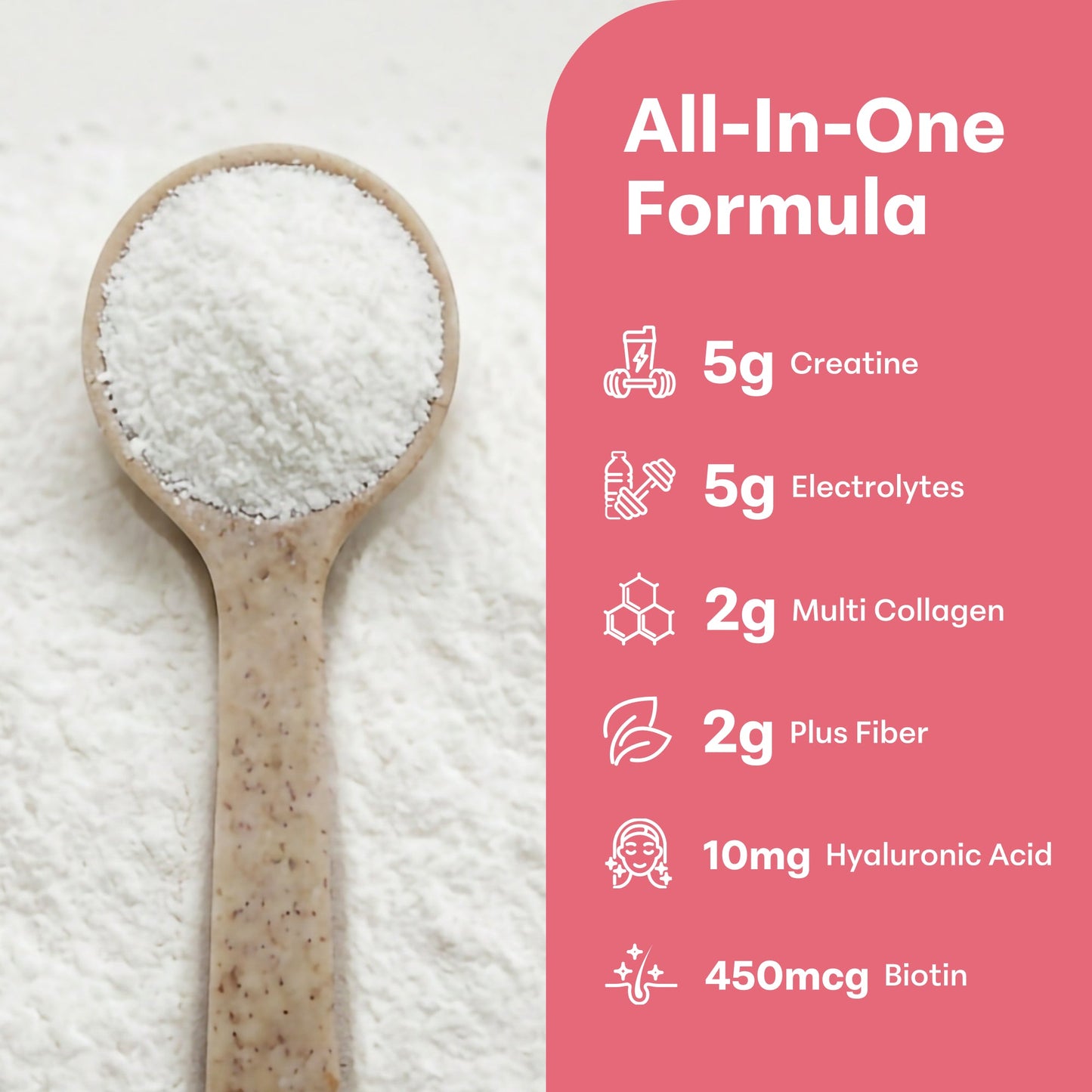 Micro Ingredients Creatine Hydration Powder 392g Strawberry Flavor