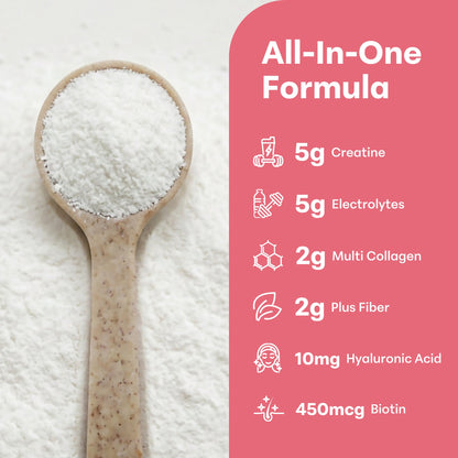 Micro Ingredients Creatine Hydration Powder 392g Strawberry Flavor