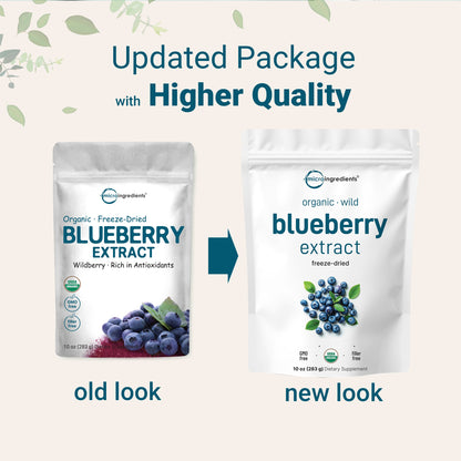 Micro Ingredients Organic Blueberry Extract Powder, 10oz