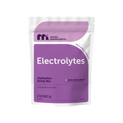 Micro Ingredients Electrolyte Hydration Drink Mix Powder, 2lb